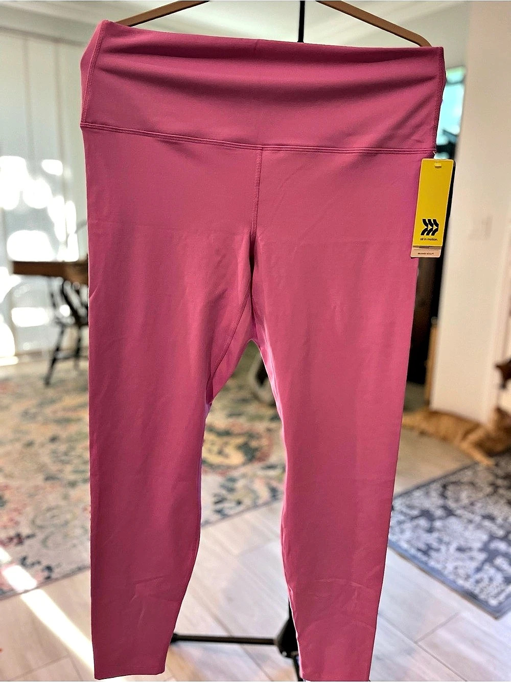 Fabletics Brushed Sculpt Pink Leggings NWT